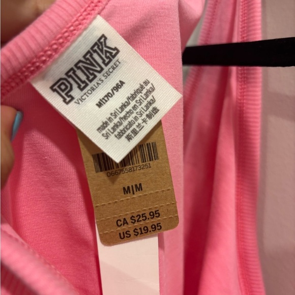 PINK Victoria's Secret One-Shoulder Pink Top - Picture 4 of 4